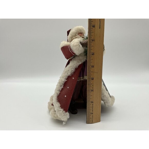 Thomas Kinkade Old World "Christmas Journey's End" 8" Santa Claus Figurine [B17] - Picture 13 of 16